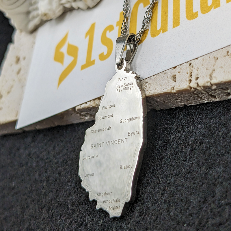 18K Gold Plated Saint Vincent Necklace