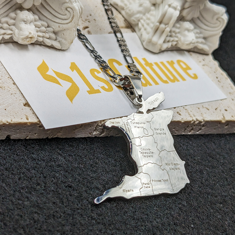 18K Gold Plated Trinidad and Tobago Necklace