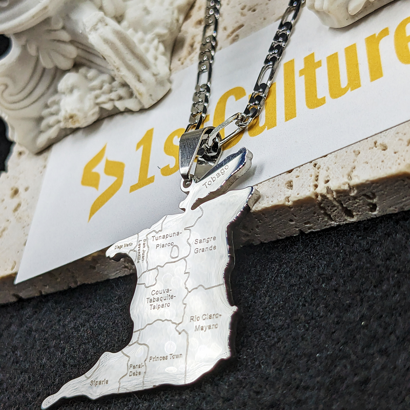 18K Gold Plated Trinidad and Tobago Necklace