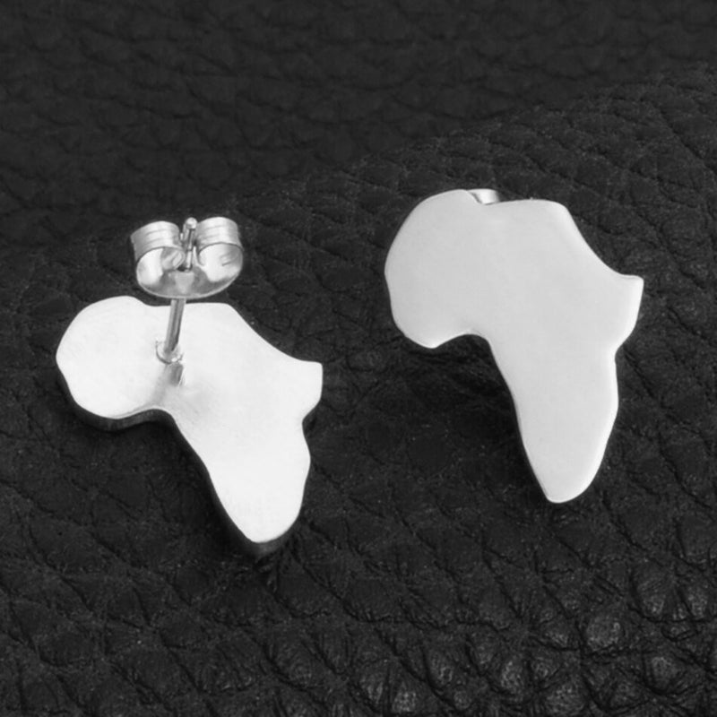 Africa 18K Gold Plated Earrings / Africa Jewelry / Africa Earrings / Africa Gift