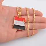 Egypt 18K Gold Plated Necklace / Egypt Jewelry / Egypt Pendant / Egypt Gift