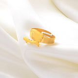 Haiti  18K Gold Plated Ring / Haiti  Ring / Haiti  Gift / Haiti  Jewelry