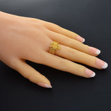 18K Gold Plated Albania Eagle Ring / Albania Eagle Jewelry / Albania Eagle Ring / Albania Eagle Gift