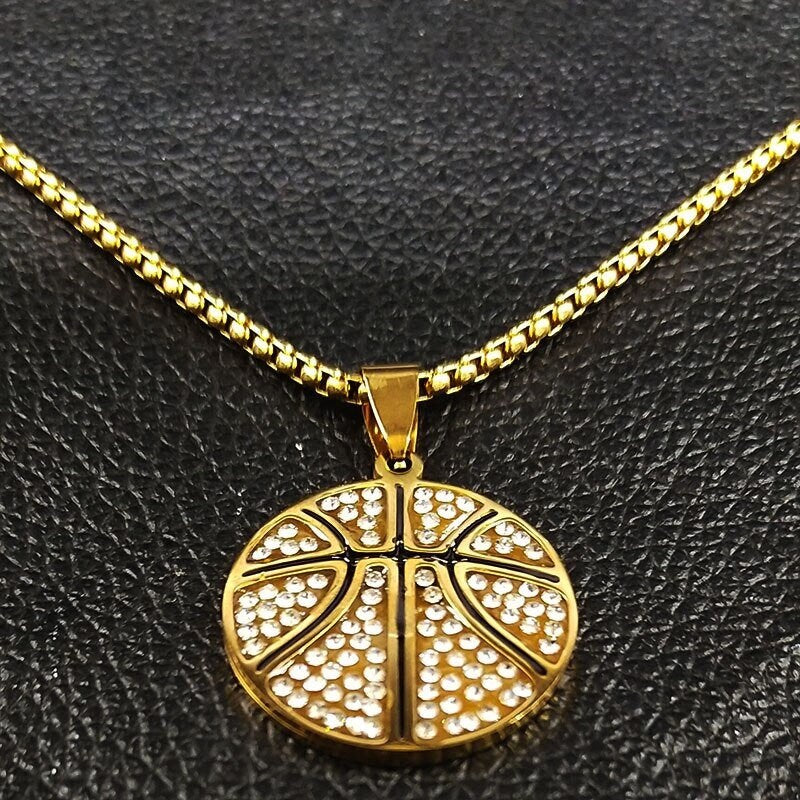 Sport Necklace / Basketball Necklace / Custom Necklace / Basketball Pendant / Sport Pendant