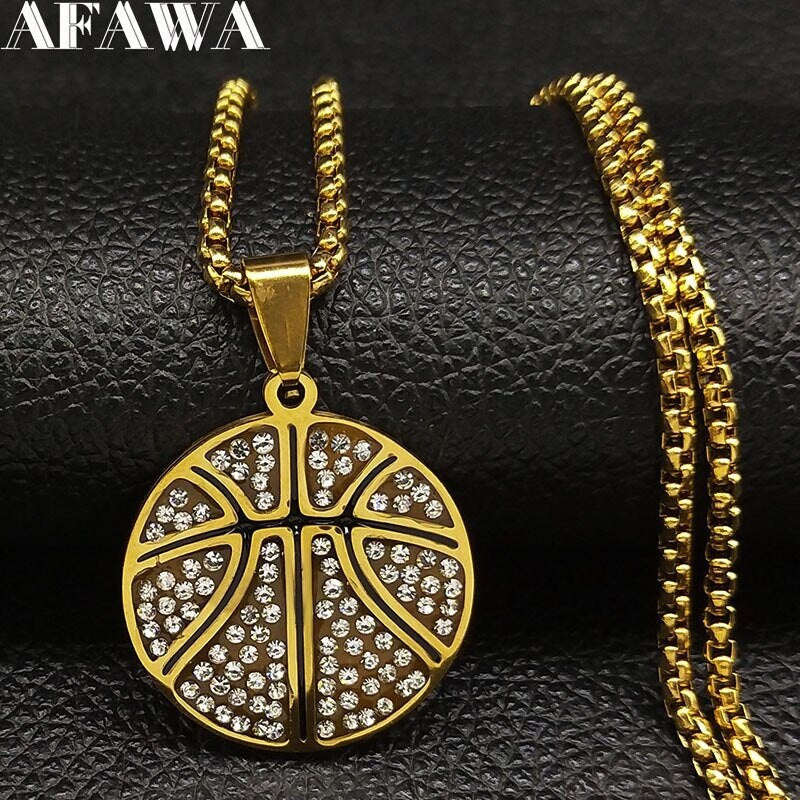 Sport Necklace / Basketball Necklace / Custom Necklace / Basketball Pendant / Sport Pendant