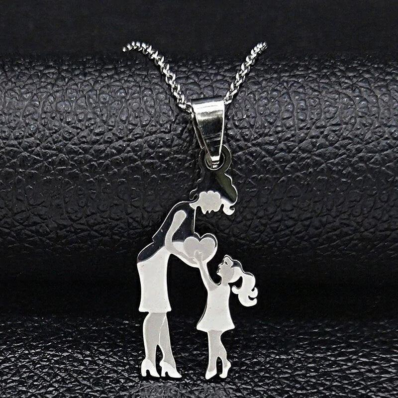 Necklace For Mom, Best Mom Necklace, Mom Grandma Necklace, Engraved Necklace Mom, Mom Necklace Minimal, Mom Son Necklace, Love Mom Necklace