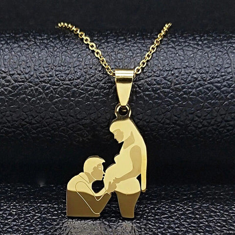 Family Necklace / Mom, Dad, Daughter, Son Necklace / Mother's Day Necklace / Mother Daughter Necklace / Mom And Kid Necklace