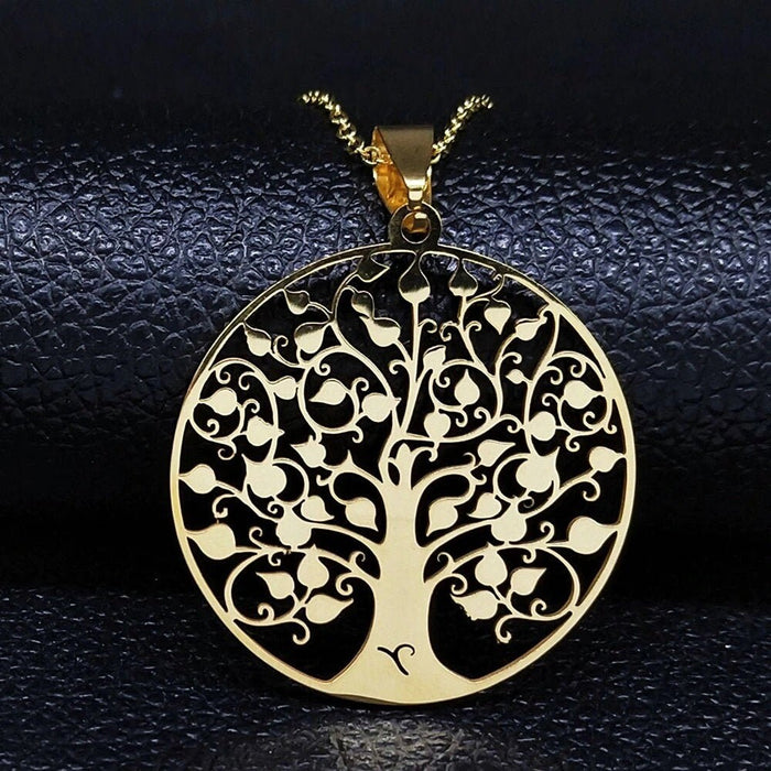 Tree Of Life Pendant Mens, Tree Of Life Necklace Long, Tree Of Life Keychain, Tree Of Life Earrings, Pagan Tree Of Life Necklace, 14k Gold