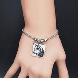 Family Bracelet / Wolf Bracelet / Mom and Daughter Bracelet / Mother and Daughter Bracelet / Kid Bracelet / Big Wolf Small Wolf Bracelet