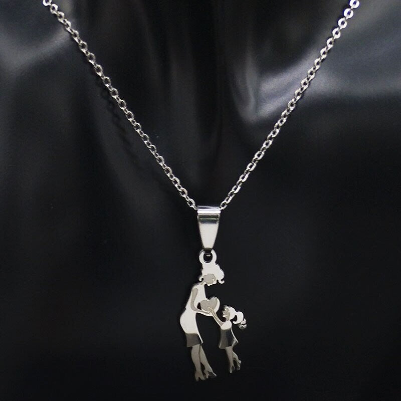 Necklace For Mom, Best Mom Necklace, Mom Grandma Necklace, Engraved Necklace Mom, Mom Necklace Minimal, Mom Son Necklace, Love Mom Necklace