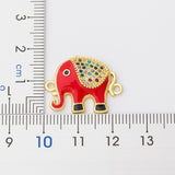 Elephant bracelet, Elephant ankle bracelet, Gold plated elephant Bracelet, Elephant charms, Elephant gift, Mothers day elephant bracelet