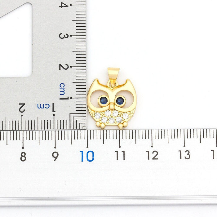 Owl Necklace, Hematite Owl Necklace, Owl Pendant Necklace, Owl Necklace Jewelry, Barn Laser Owl Necklace, Gold Plated Tiny Owl Necklace