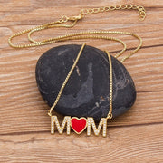 Mama Necklace, Necklace For Mom, Best Mom Necklace, Mom Grandma Necklace, Engraved Necklace Mom, Mom Necklace Minimal, Love Mom Necklace - 1stCulture