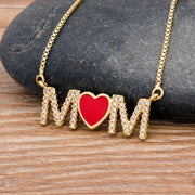 Mama Necklace, Necklace For Mom, Best Mom Necklace, Mom Grandma Necklace, Engraved Necklace Mom, Mom Necklace Minimal, Love Mom Necklace - 1stCulture