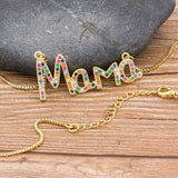 Mama Necklace, Necklace For Mom, Best Mom Necklace, Mom Grandma Necklace, Engraved Necklace Mom, Mom Necklace Minimal, Love Mom Necklace