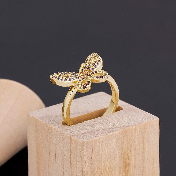 Adjustable Butterfly Ring, Butterfly Ring, Butterfly Promise Ring, Butterfly Flower Ring, Butterfly Necklace Earrings, Butterfly Couple Ring