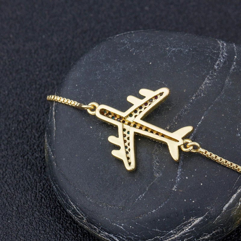 Airplane Bracelet, Airplane Ring, Paper Airplane, Necklace, Airplane Art, Airplane Ornament, Airplane Gift Bags, Airplane Gifts