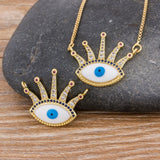 Evil Eye Pendant, Evil Eye Charms, Evil Eye Necklace Gold Plated, Evil Eye Choker, Dainty Evil Eye, Evil Eye Initial, Evil Eye Protection