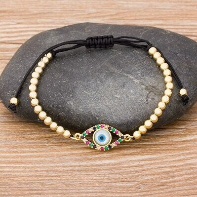 Evil Eye Bracelet, Evil Eye Ankle Bracelet, Evil Eye Bead Bracelet, Evil Eye Bracelet Men, Evil Eye Bracelet Women, Hamsa Evil Eye Bracelet