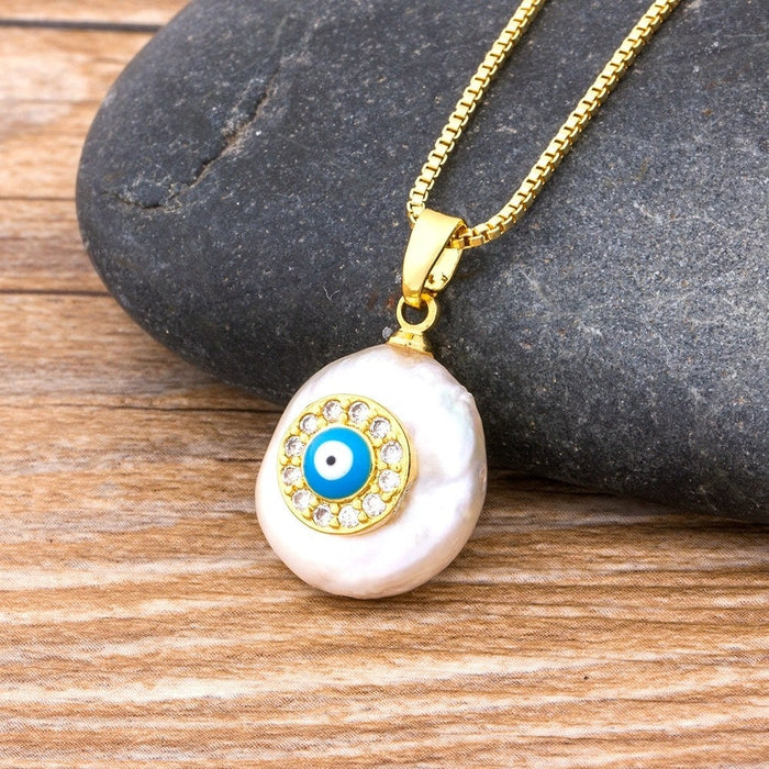 Evil Eye Pendant, Evil Eye Charms, Evil Eye Necklace Gold Plated, Evil Eye Choker, Dainty Evil Eye, Evil Eye Initial, Evil Eye Protection