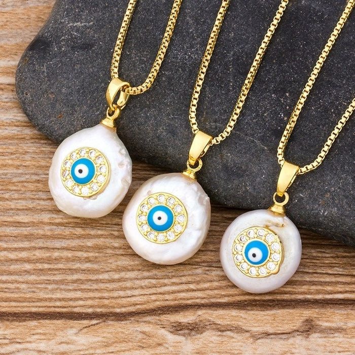 Evil Eye Pendant, Evil Eye Charms, Evil Eye Necklace Gold Plated, Evil Eye Choker, Dainty Evil Eye, Evil Eye Initial, Evil Eye Protection