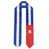 Graduation Stole Cuba Flag, Cuban Flag Graduation Sash, Cuba Graduation Stole, Cuban Flag Graduation Stole