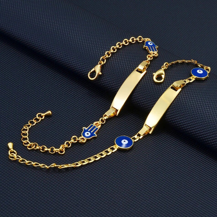 Hamsa Bracelet, Hamsa Bracelet Gold, Hamsa Evil Eye Bracelet, Gold Plated Bracelet Hamsa, Hamsa Hand Bracelet, Small Hamsa Hand Of Fatima