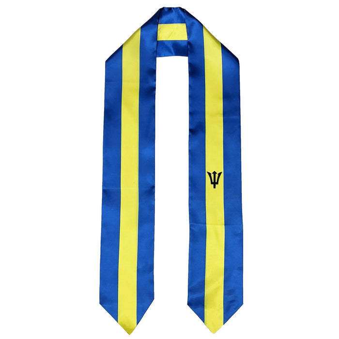 Barbados Flag Graduation Stole, Barbados Flag Graduation Sash, Barbados Graduation Stole, Grenadian Flag Graduation Stole, Bajan Stole