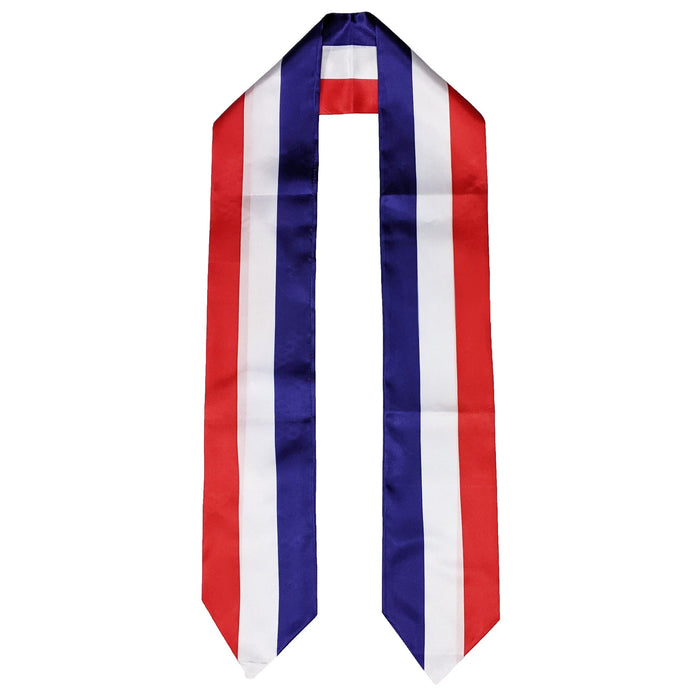 France Flag Graduation Stole, France Flag Graduation Sash, France Graduation Stole, French Flag Graduation Stole