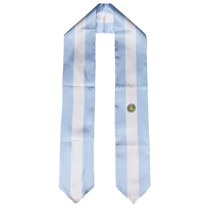 Argentina Flag Graduation Stole, Argentina Flag Graduation Sash, Argentina Graduation Stole, Argentinian Flag Graduation Stole