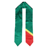 Republic of the Congo Flag Graduation Stole, Republic of the Congo Flag Graduation Sash, Congolese Flag Graduation Stole, Congo-Brazzaville