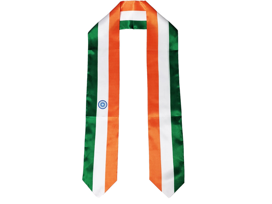 India Graduation Stole, Indian Graduation Stole, Indian Graduation Sash, Indian Flag