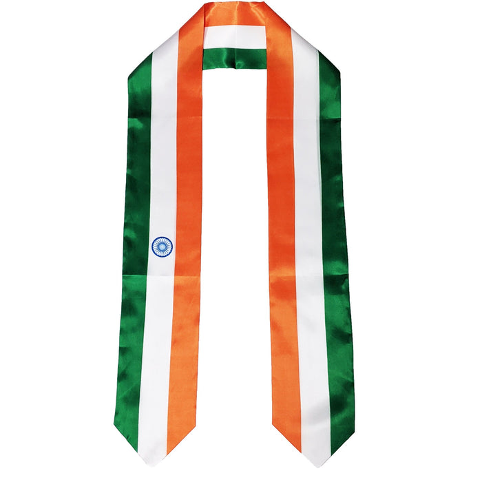 India Graduation Stole, Indian Graduation Stole, Indian Graduation Sash, Indian Flag