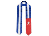 Graduation Stole Cuba Flag, Cuban Flag Graduation Sash, Cuba Graduation Stole, Cuban Flag Graduation Stole