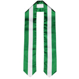 Nigeria Flag Graduation Stole, Nigeria Flag Graduation Sash, Nigeria Graduation Stole, Nigerian Flag Graduation Stole
