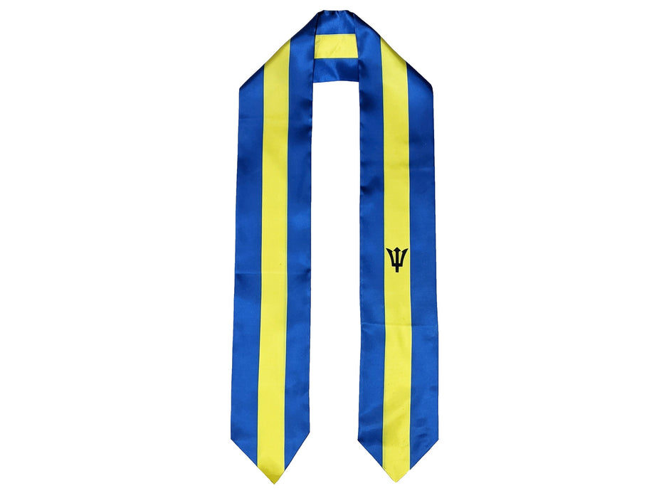 Barbados Flag Graduation Stole, Barbados Flag Graduation Sash, Barbados Graduation Stole, Grenadian Flag Graduation Stole, Bajan Stole