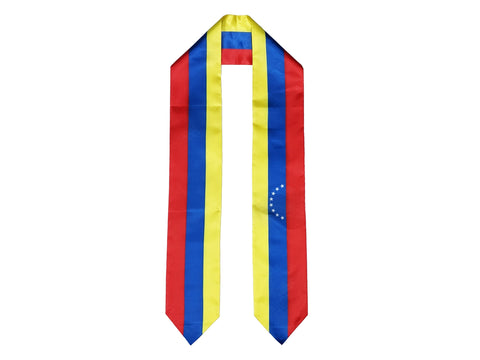 Venezuela Flag Graduation Stole, Venezuela Flag Graduation Sash, Venezuela Graduation Stole, Venezuelan Flag Graduation Stole