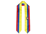 Ecuador Flag Graduation Stole, Ecuador Flag Graduation Sash, Ecuador Graduation Stole, Ecuadorian Flag Graduation Stole