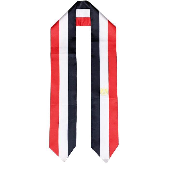 Egypt Flag Graduation Stole, Egypt Flag Graduation Sash, Egypt Graduation Stole, Egyptian Flag Graduation Stole