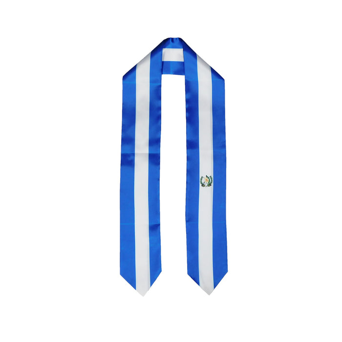 Guatemala Flag Graduation Stole, Guatemala Flag Graduation Sash, Guatemala Graduation Stole, Guatemala Flag Graduation Stole