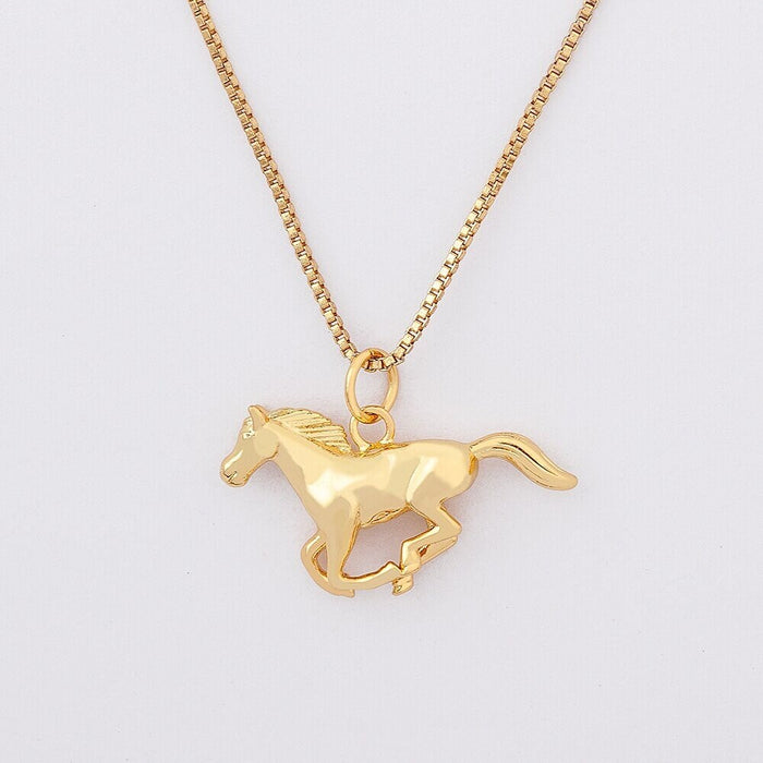 Horse Necklace, Horse Necklace Jewelry, Horse Gifts, Horse Gifts For Women, Horse Pendant, Horse Owner Gift, Mustang Horse Gift