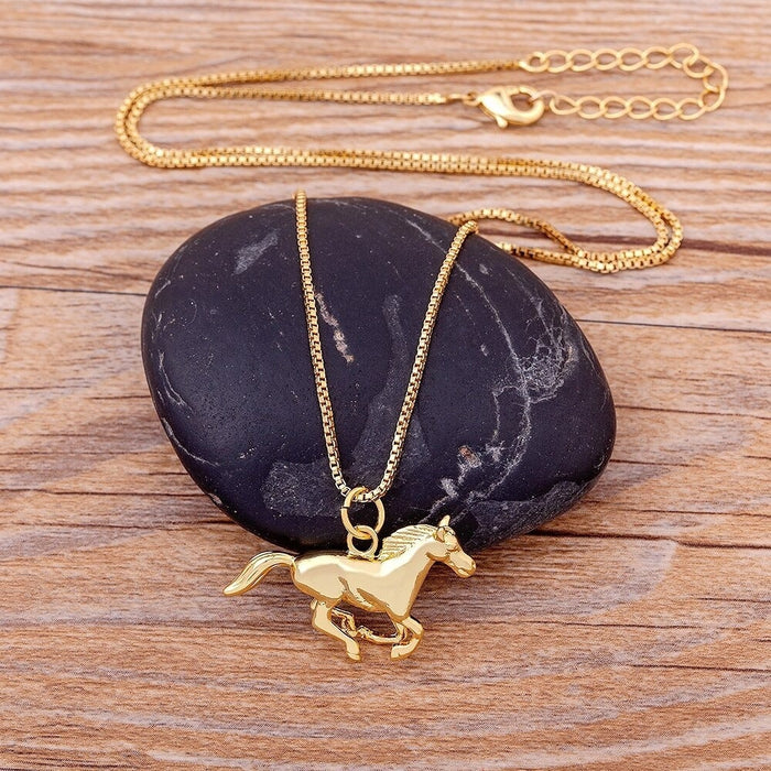 Horse Necklace, Horse Necklace Jewelry, Horse Gifts, Horse Gifts For Women, Horse Pendant, Horse Owner Gift, Mustang Horse Gift