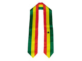 Ghana Flag Graduation Stole, Ghana Flag Graduation Sash, Ghana Graduation Stole, Ghana Flag Graduation Stole, Ghana Sash