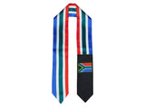 South Africa Flag Graduation Stole, South Africa Flag Graduation Sash, South Africa Graduation Stole, South Africa Flag Graduation Stole