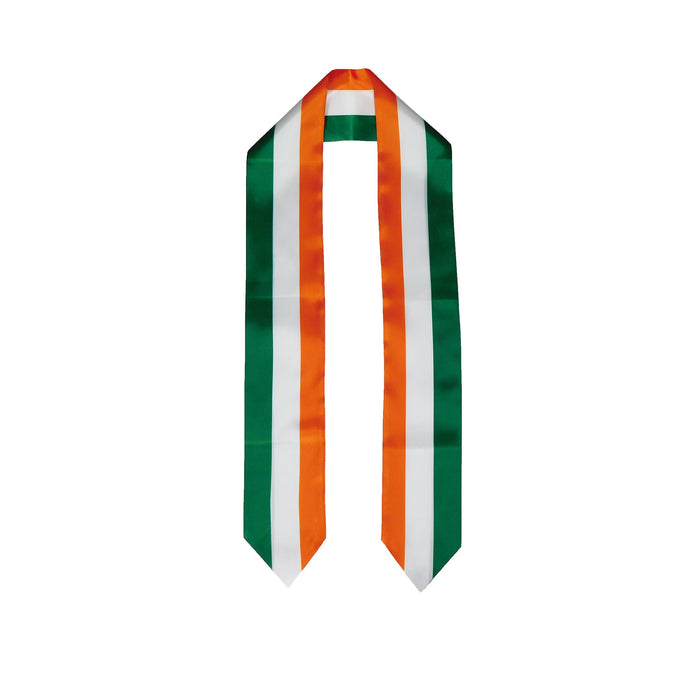 Côte d'Ivoire Flag Graduation Stole, Ivory Coast Flag Graduation Sash, Côte d'Ivoire Graduation Stole, Ivory Coast Flag Graduation Stole