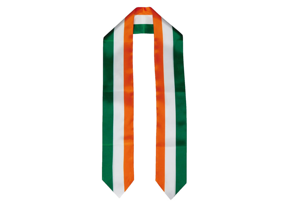 Côte d'Ivoire Flag Graduation Stole, Ivory Coast Flag Graduation Sash, Côte d'Ivoire Graduation Stole, Ivory Coast Flag Graduation Stole