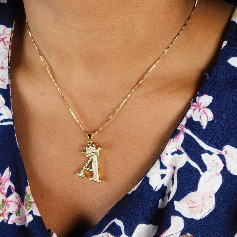 Initial Necklace For Mom, Cursive Initial Necklace, Initial Necklace For Her, Pendent Necklace Initial, Couple Initial Necklace, Tag Necklac - 1stCulture