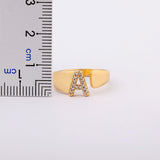 18K Gold Plated A-Z Initials Ring / A-Z Letters Ring / A-Z Initial Ring / A-Z Letters Jewelry / A-Z Letters Gift