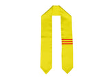 South Vietnam Flag Graduation Stole, South Vietnam Flag Graduation Sash, South Vietnam Graduation Stole, South Vietnamese Graduation Stole
