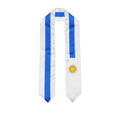Uruguay Flag Graduation Stole, Uruguay Flag Graduation Sash, Uruguay Graduation Stole, Uruguayan Flag Graduation Stole